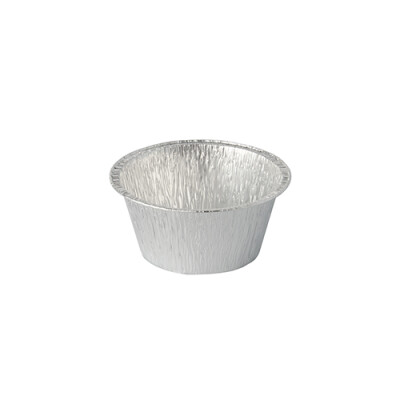 100 Schalen, Alu rund 0,12 l &Oslash; 8,5 cm x 3,9 cm