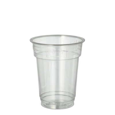 40 Trinkbecher "Hurricane", PET 0,2 l &Oslash; 7,8 cm x 9,7 cm glasklar