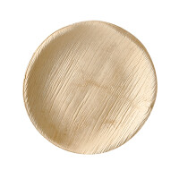 Papstar 25 Teller, Palmblatt "pure" rund &Oslash; 15 cm x 1,5 cm