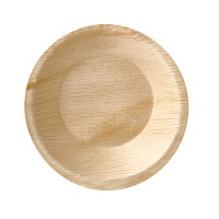 Papstar 25 Schalen, Palmblatt "pure" rund 180 ml &Oslash; 15 cm x 3 cm