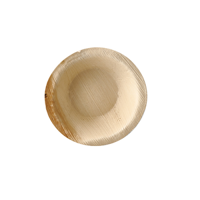 Papstar 25 Schalen, Palmblatt "pure" rund 100 ml &Oslash; 10 cm x 3 cm