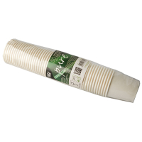 Papstar 50 Trinkbecher, Pappe 0,1 l &Oslash; 6 cm x 6 cm weiss