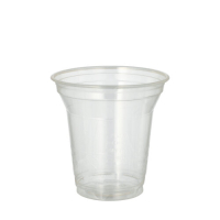 Papstar 80 Kaltgetr&auml;nkebecher, PLA &quot;pure&quot; 0,2 l &Oslash; 9,5 cm &Acirc;&middot; 9,59 cm glasklar