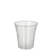 Papstar 100 Kaltgetr&auml;nkebecher, PLA "pure" 0,15 l &Oslash; 7,08 cm x 7,29 cm glasklar