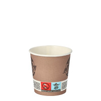 Papstar 20 Trinkbecher, Pappe 0,1 l &Oslash; 6 cm x 6 cm lila "Pure Joy"
