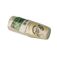 Papstar 20 Trinkbecher, Pappe 0,2 l &Oslash; 8 cm x 9,2 cm creme "Pure Joy"