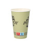 Papstar 20 Trinkbecher, Pappe 0,3 l &Oslash; 8 cm x 11,7 cm gr&uuml;n "Pure Joy"