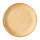 Papstar 6 Teller, Palmblatt "pure" rund &Oslash; 23 cm x 2,5 cm