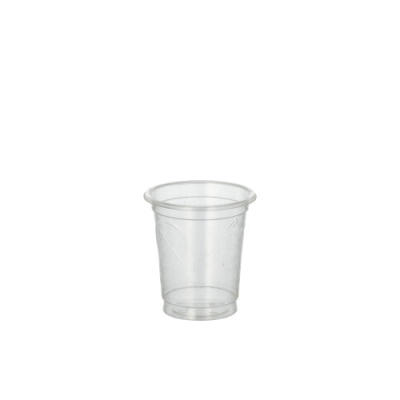 Papstar 40 Gl&auml;ser f&uuml;r Schnaps, PLA &quot;pure&quot; 2 cl &Oslash; 3,9 cm &Acirc;&middot; 4 cm glasklar