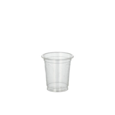 Papstar 40 Gl&auml;ser f&uuml;r Schnaps, PLA "pure" 2 cl &Oslash; 3,9 cm x 4 cm glasklar