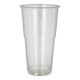 Papstar 12 Kaltgetr&auml;nkebecher, PLA "pure" 0,5 l &Oslash; 9,5 cm x 16,2 cm glasklar mit Schaumrand