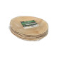 Papstar 6 Teller, Palmblatt "pure" rund &Oslash; 18,5 cm x 2,5 cm