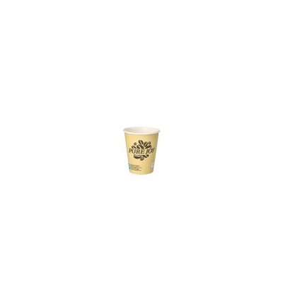 50 Trinkbecher, Pappe 0,2 l &Oslash; 8 cm &Acirc;&middot; 9,2 cm creme &quot;Pure Joy&quot;