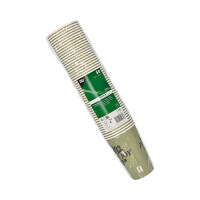 Papstar 50 Trinkbecher, Pappe 0,3 l &Oslash; 8 cm x 11,7 cm gr&uuml;n "Pure Joy"