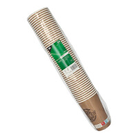 Papstar 50 Trinkbecher, Pappe 0,4 l &Oslash; 9 cm x 13,9...