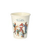 Papstar 50 Trinkbecher, Pappe 0,2 l &Oslash; 8 cm x 9,2 cm "Hello Winter"