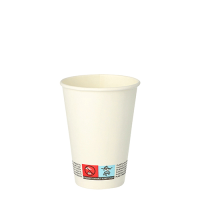 50 Automatenbecher, Pappe "To Go" 0,18 l &Oslash; 7 cm x 9,2 cm weiss