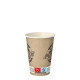 Papstar 80 Trinkbecher, Pappe 0,18 l &Oslash; 7 cm x 9,2 cm taupe "Pure Joy"