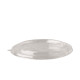 Papstar 50 Deckel f&uuml;r Salatschalen, PLA rund &Oslash; 15 cm x 2 cm klar