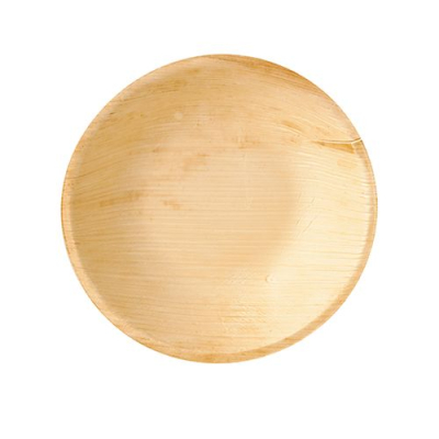 Papstar 25 Schalen, Palmblatt "pure" rund 300 ml &Oslash; 17,5 cm x 3,5 cm