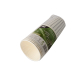 Papstar 20 Trinkbecher, Pappe 0,2 l &Oslash; 8 cm x 9,1 cm grau/silber "Wine / Gin Tonic"