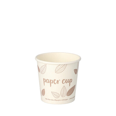 Papstar 80 Trinkbecher, Pappe "pure" 0,1 l &Oslash; 6 cm x 6 cm "ZERO"