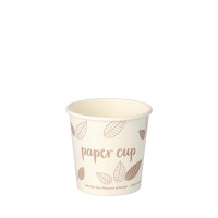 Papstar 80 Trinkbecher, Pappe "pure" 0,1 l &Oslash; 6 cm x 6 cm "ZERO"