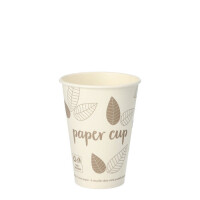 Papstar 80 Trinkbecher, Pappe "pure" 0,18 l &Oslash; 7 cm x 9,2 cm "ZERO"