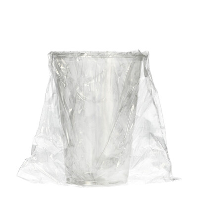 Papstar 50 Kaltgetr&auml;nkebecher, PLA "pure" 0,2 l &Oslash; 7,03 cm x 9,7 cm glasklar einzeln geh&uuml;llt