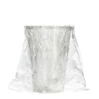 Papstar 50 Kaltgetr&auml;nkebecher, PLA "pure" 0,2 l &Oslash; 7,03 cm x 9,7 cm glasklar einzeln geh&uuml;llt