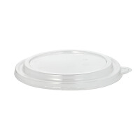 50 Deckel f&uuml;r Salatschalen, PET rund &Oslash; 18,4 cm x 2 cm klar