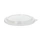 50 Deckel f&uuml;r Salatschalen, PET rund &Oslash; 18,4 cm x 2 cm klar