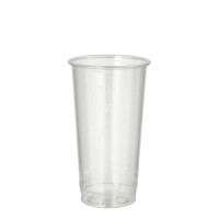 60 Bierbecher, PLA &quot;pure&quot; 0,2 l &Oslash; 7,05 cm &Acirc;&middot; 12,4 cm glasklar / 0,25 l