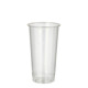 Papstar 60 Bierbecher, PLA "pure" 0,2 l &Oslash; 7,05 cm x 12,4 cm glasklar / 0,25 l