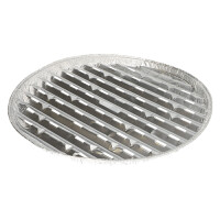 5 Grillschalen, Alu rund &Oslash; 34 cm x 2 cm
