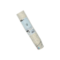 50 Trinkbecher, Pappe "To Go" 0,1 l &Oslash; 6 cm x 6 cm weiss "Newsprint"