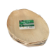 Papstar 6 Tabletts, Palmblatt &quot;pure&quot; oval 3 cm x 29 cm x 21 cm natur