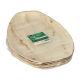 Papstar 6 Tabletts, Palmblatt &quot;pure&quot; oval 3 cm x 37 cm x 25 cm natur