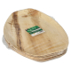 Papstar 6 Tabletts, Palmblatt &quot;pure&quot; oval 3 cm x 43 cm x 29 cm natur