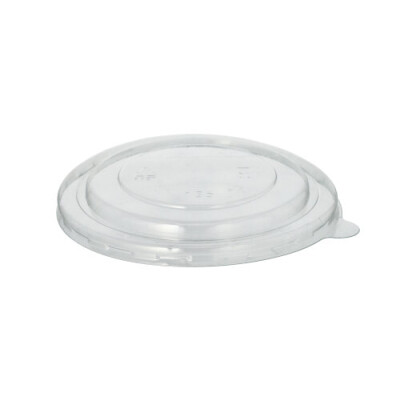 25 Deckel f&uuml;r Suppenbecher R-PET rund &Oslash; 13,5 cm x 1,2 cm