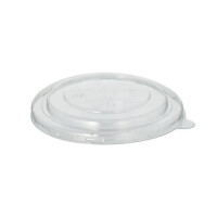 25 Deckel f&uuml;r Suppenbecher R-PET rund &Oslash; 13,5 cm x 1,2 cm