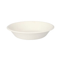 Papstar 100 Schalen, Zuckerrohr "pure" 680 ml &Oslash; 19 cm x 4 cm weiss