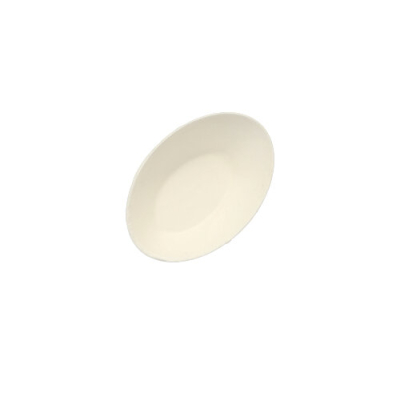 Papstar 50 Fingerfood - Schalen, Zuckerrohr &quot;pure&quot; 20 ml 8 cm x 5 cm weiss &quot;Egg&quot;