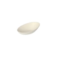 50 Fingerfood - Schalen, Zuckerrohr &quot;pure&quot; 20 ml 8 cm x 5 cm weiss &quot;Egg&quot;