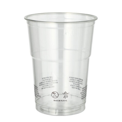 50 Trinkbecher R-PET 0,4 l &Oslash; 9,5 cm x 12,3 cm glasklar
