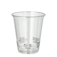 50 Trinkbecher R-PET 0,3 l &Oslash; 9,5 cm x 10,7 cm glasklar