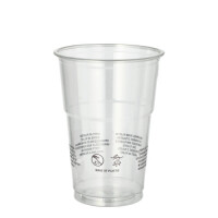 50 Trinkbecher R-PET 0,25 l &Oslash; 7,8 cm x 10,7 cm glasklar