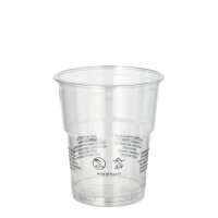 50 Trinkbecher R-PET 0,2 l &Oslash; 7,8 cm x 8,9 cm glasklar