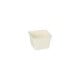 50 Fingerfood - Schalen, Zuckerrohr &quot;pure&quot; eckig 50 ml 3,8 cm x 4,6 cm x 4,6 cm weiss