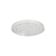 25 Deckel f&uuml;r Suppenbecher, PP rund &Oslash; 9,8 cm x 1 cm transparent